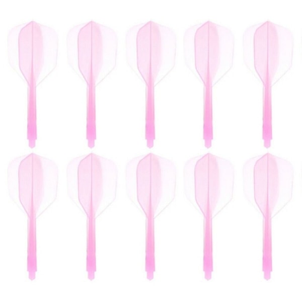 10st Dart Tail Dart Flight Stam rosa 10ST 10ST Pink 10Pcs-10Pcs