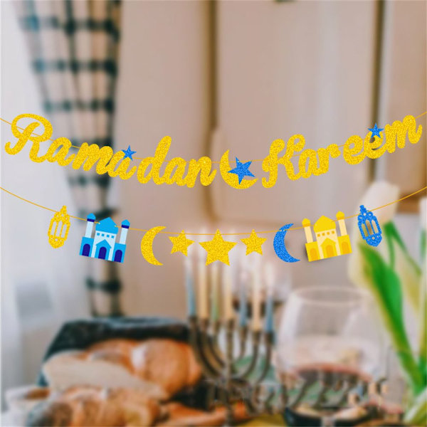 Ramadan Kareem Banners Paper Hanging Flags 02 02 02