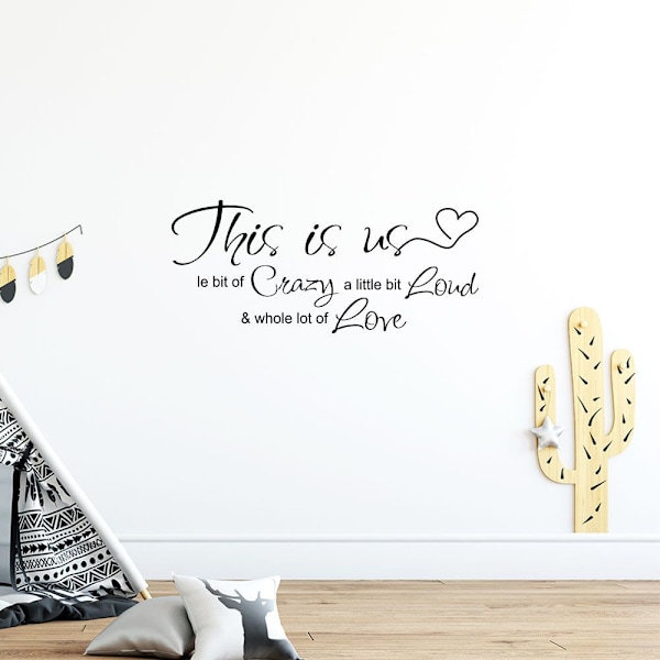 This Is Us Wall Sticker TYPE 1 TYPE 1 type 1