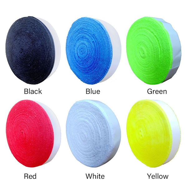 Badmintonracket Overgrips Handduksvettband GUL yellow