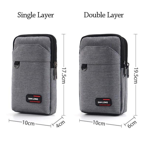 Vyötärölaukku Waist Fanny Pack MUSTA SINGLE LAYER SINGLE LAYER black Single Layer-Single Layer