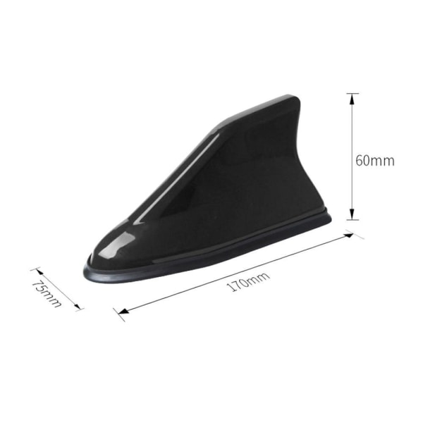 Bilradioantenner Vanntett Shark Antenne SVART black