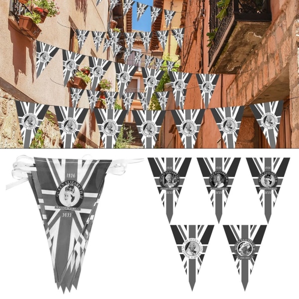 Queen String Flag Triangle Flag STYLE 2 STYLE 2 Style 2