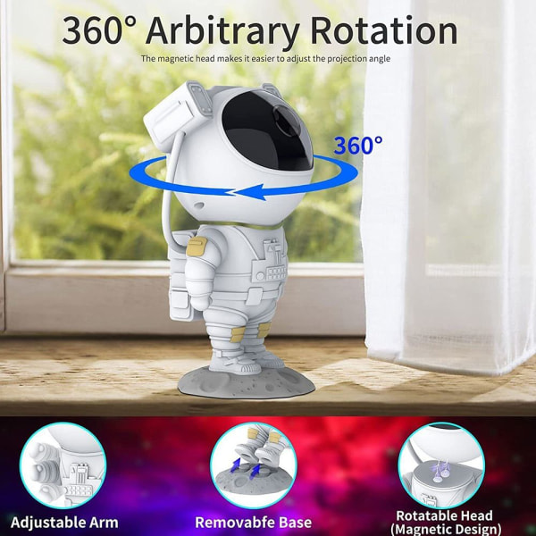 Astronautprojektor Galaxy Starry Sky Night Light