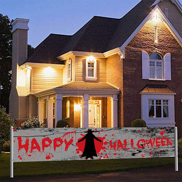 Halloween-bannerin taustasisustus