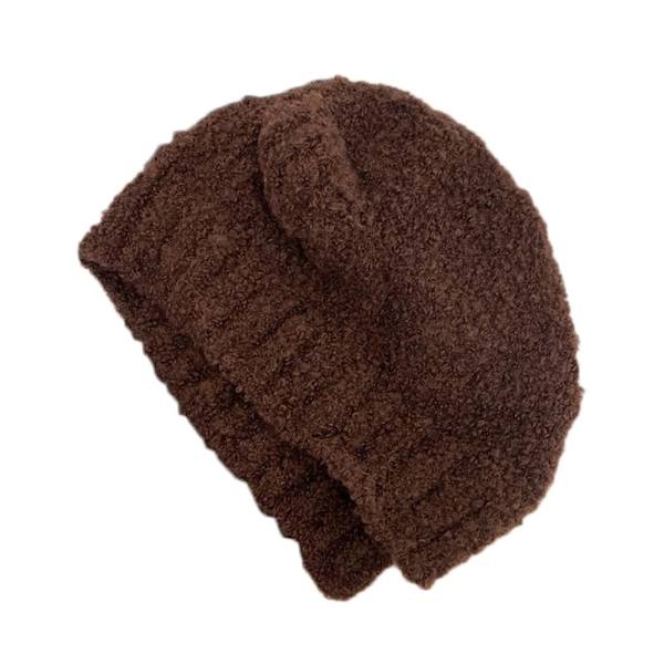 Strikkelue Ulllue BRUN brown