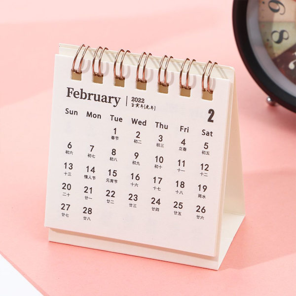 2022 Mini Desktop Calendar Scheduler 6 6