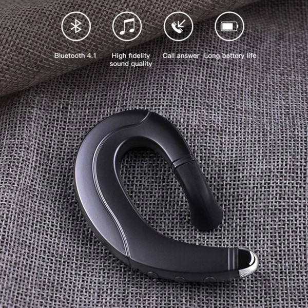 Bluetooth Headset Trådløs Øreprop SORT black