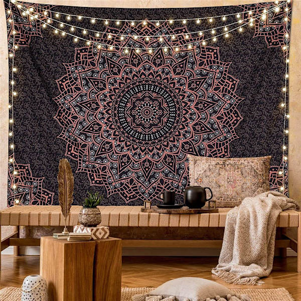 Mandala veggteppe veggoppheng 2 2 2