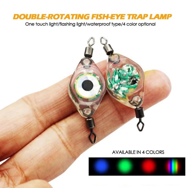 LED Lure Light Flash Lamp FÄRGRIKT LJUS FÄRGRIKT LJUS Colorful Light