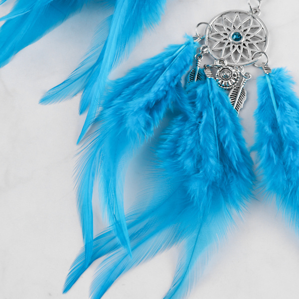 Dream Catcher auton sisustus Dreamnet Feather GREY grey