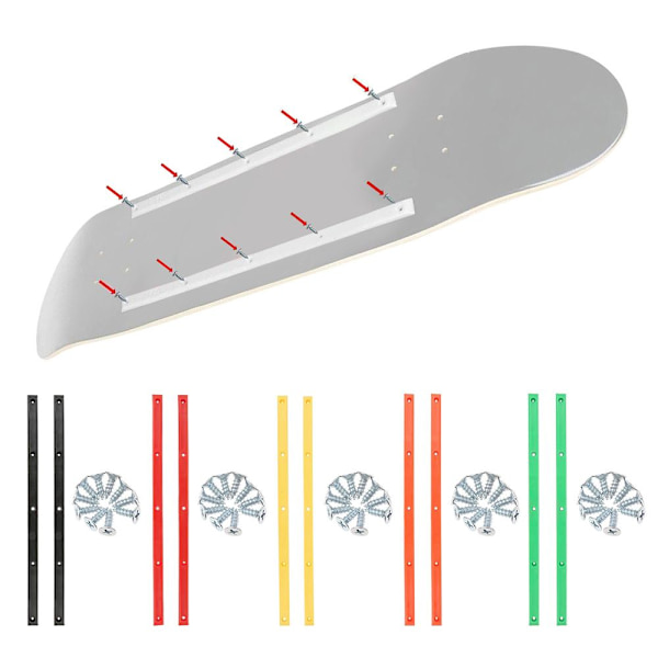 Rullalaudan kiskot Edge Protect Strip MUSTA Black