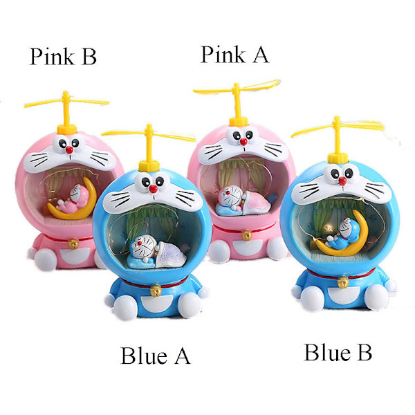 Doraemon LED Star Night Light Jingle Cat Lights PINK A A pink A-A