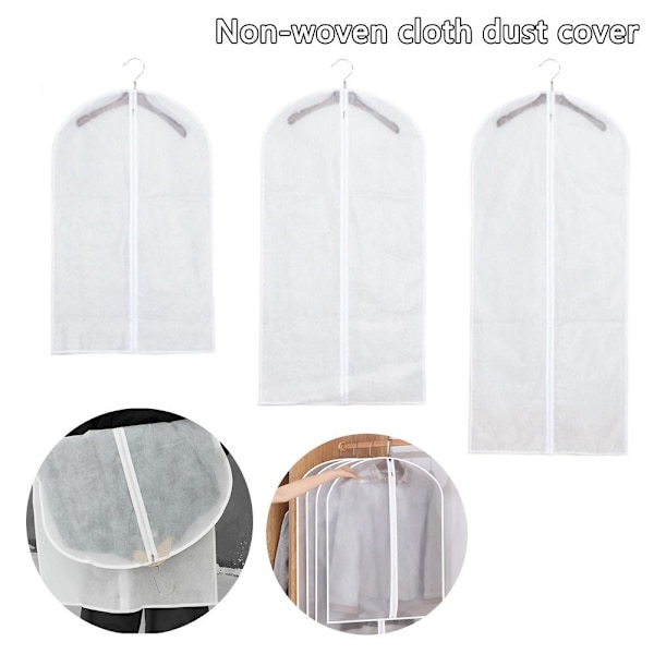 Dammskydd för plagg Dammskydd Zip Bag 80X60CM 80X60CM 80x60cm