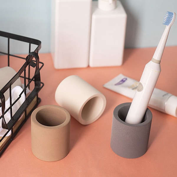 Elektrisk tandborsthållare Tandborstbas BEIGE beige