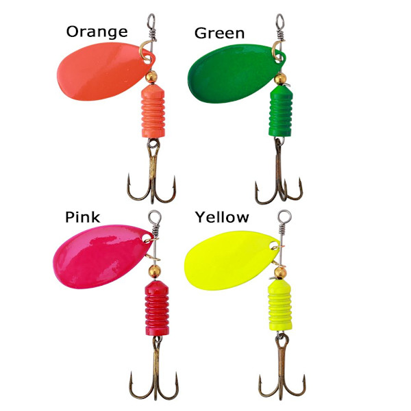 4stk Metal Agn Falsk Agn GUL yellow