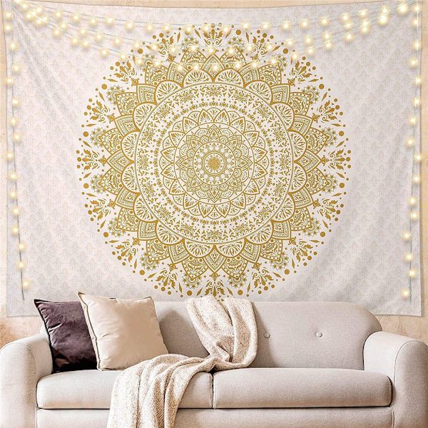 Mandala veggteppe veggoppheng 2 2 2