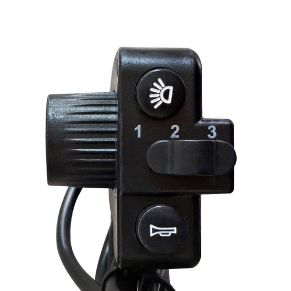 E-sykkel 3-i-1-bryter tre gir Speed Shift-lyshorn