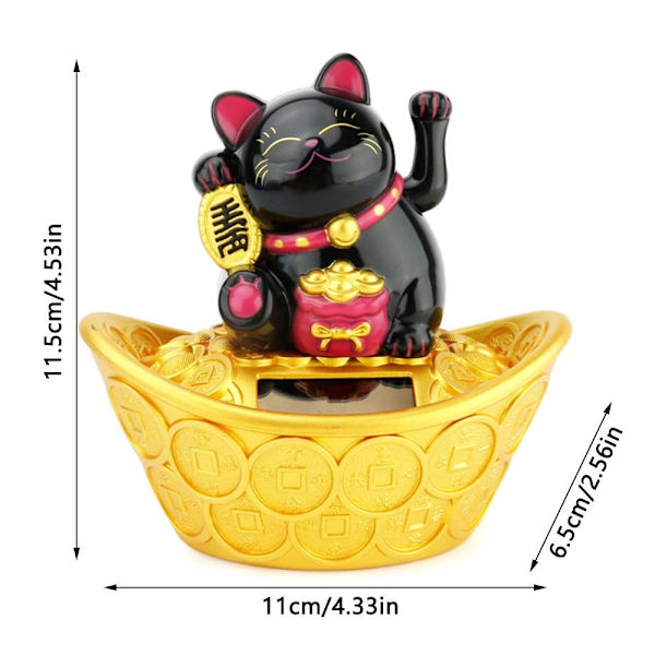 Lucky Cat Form skakar händer Lucky Cat GUL Yellow