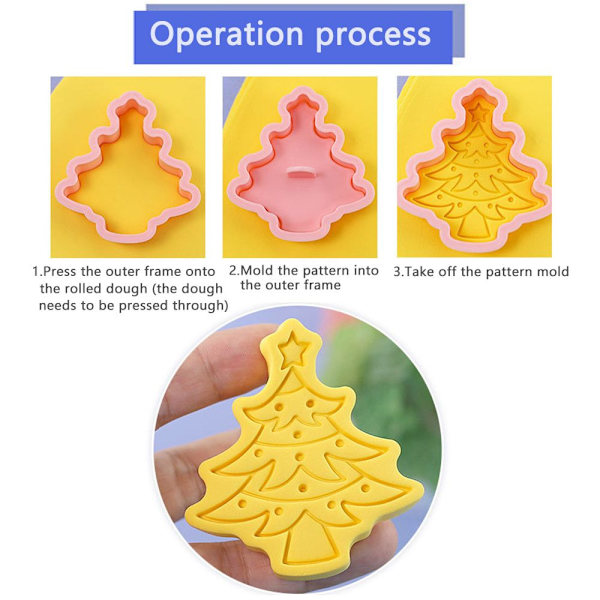 8 kpl / set Mold 3D- mould