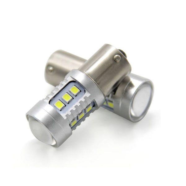 2 stk/sett LED-billys Blinklyspære Stoppebremselampe S25