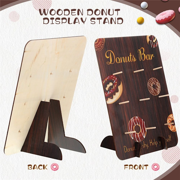 Donut Väggställ Donut Rack BRUN Brown