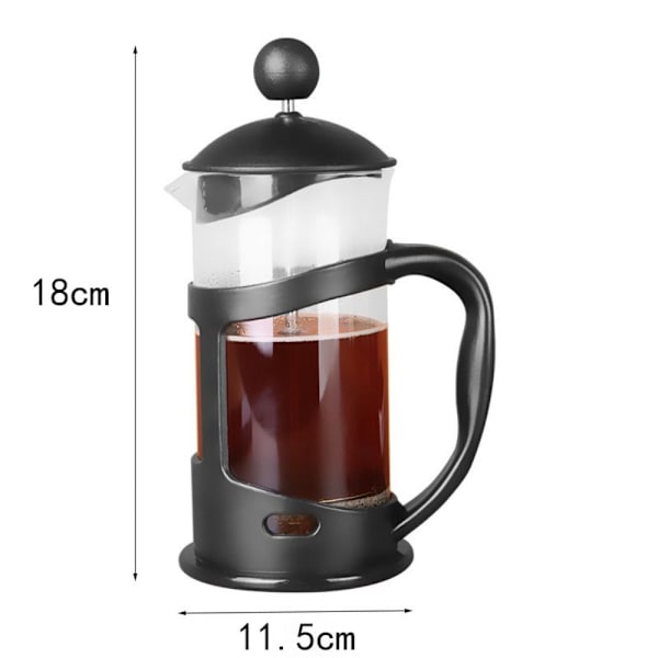 Kaffebryggare Kaffekolv Kaffefilter black 350ml-350ml