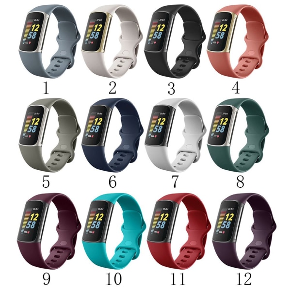 Fitbit Charge 5 silikoniranneke pikalukitusranneke 9 9 9
