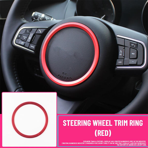 Automobilratets dekorative ring BLÅ blue