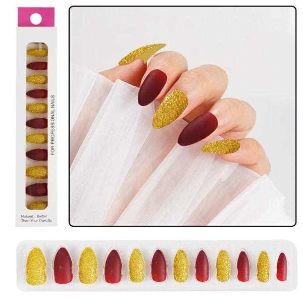 12st/box Press on Nails Matt False Nails 04 04 04