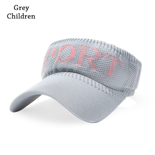 Solhatt Top Tom Cap GRÅ BARN Grey Children