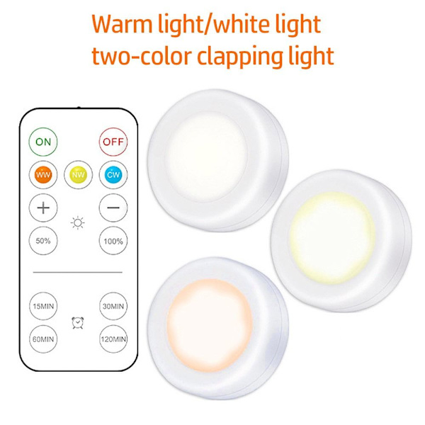 Skab Lights Puck Lights 1 1 1