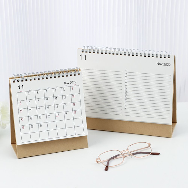 2022 Desktop Paper Calendar Scheduler 3 3