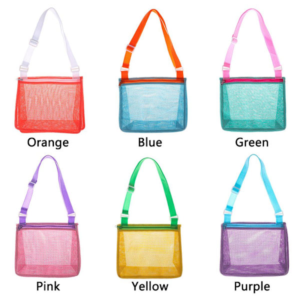 Beach Toy Mesh Bag Shell Keräilykassi VILLA purple