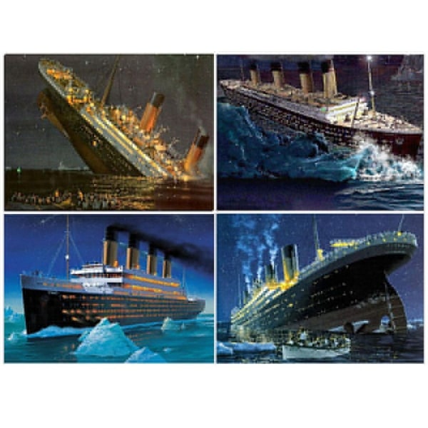 Titanic 5D Diamantmaleri Korssøm fuldbor 40X50CM 1 40x50cm