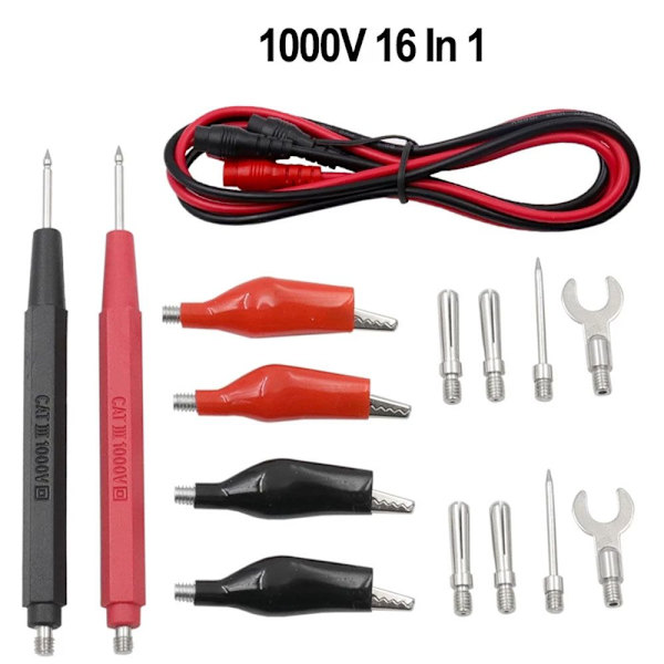 16 kpl 1 set Universal Digital Multimeter Probe 90cm neula
