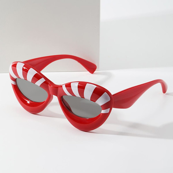 Sexy Lip Sunglasses Cat Eye aurinkolasit RED Red