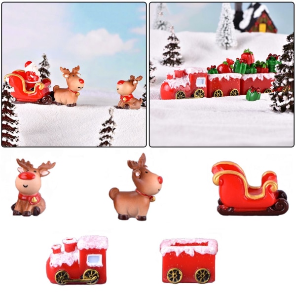 Julepryd Hjortefigurer VOGN carriage