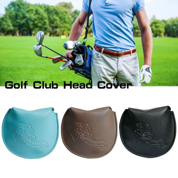 Golf Putter Head Cover Golf Club Head Covers BRUN Brown