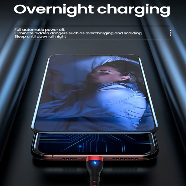 Pikalatauskaapeli USB Type C -kaapeli PUNAINEN 2M Red 2m