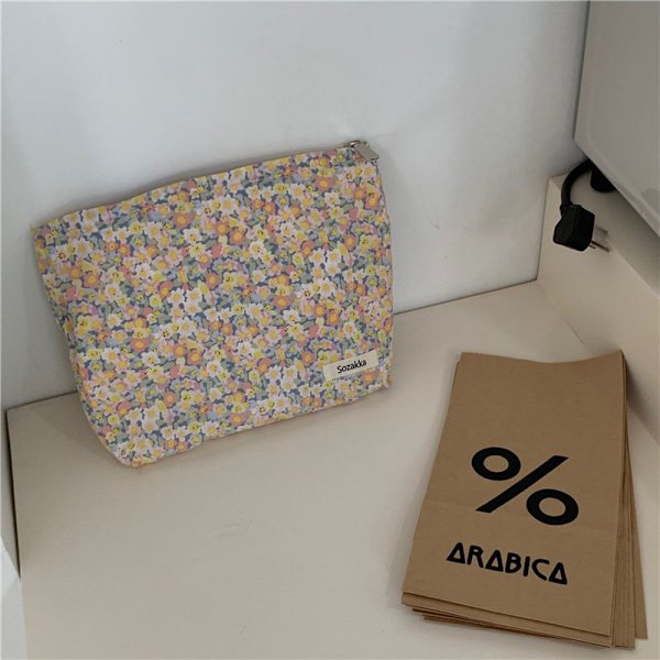 Blomster kosmetiktaske Makeup-etui 5 5 5