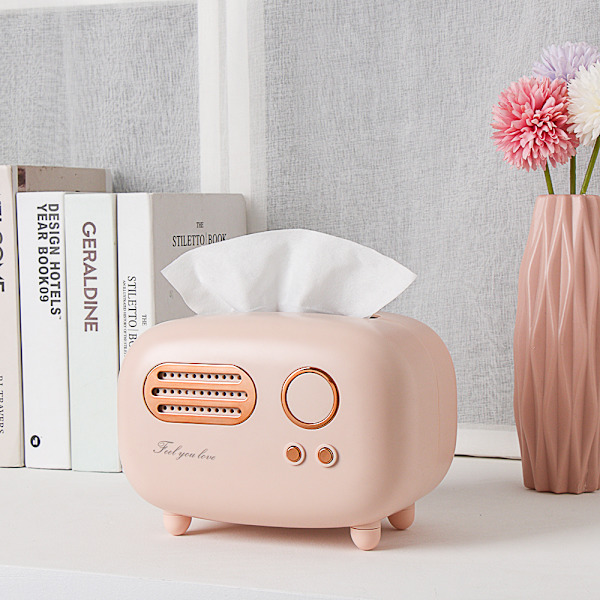 Tissue Box Radio Model PINK pink