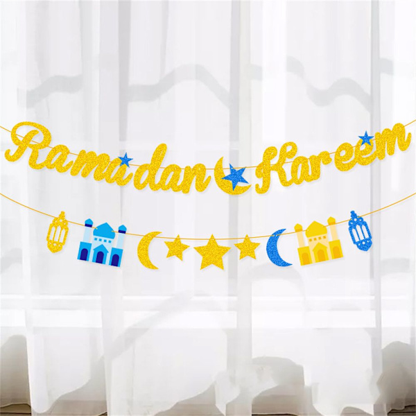 Ramadan Kareem Banners Paper Hanging Flags 01 01 01