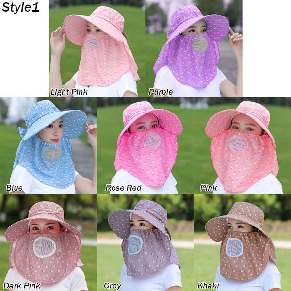 Solskyddshatt Anti-UV Solhatt GRÅ STYLE3 Grey Style3