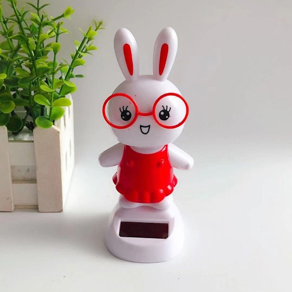 Solar Dansleksaker Swinging Rabbit Dancer ROSA Pink