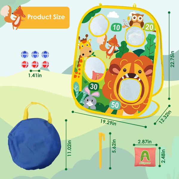 Toss Games Cornhole Toss Game Set DINOSAUR DINOSAUR Dinosaur