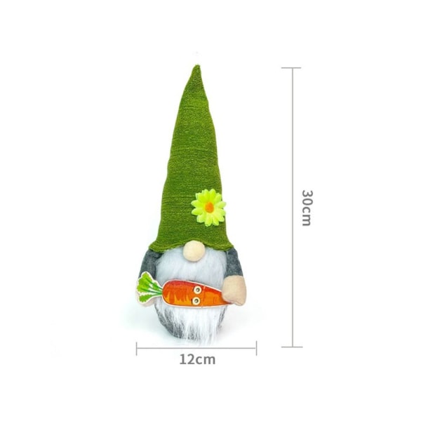 Påskdekorationer Gnome Ansiktslös docka ORANGE orange