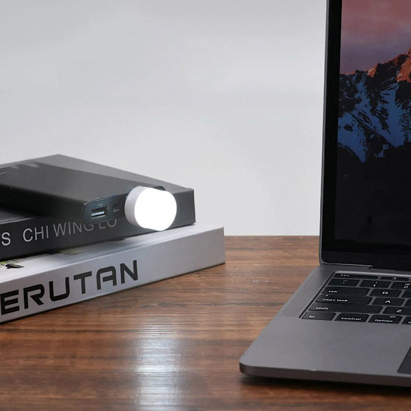 Mini USB Light Pocket Card Lamp HVID LYS white light
