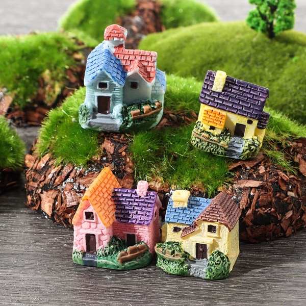 Mini Castle Small House SET-4KPL SET-4KPL SET-4Pcs