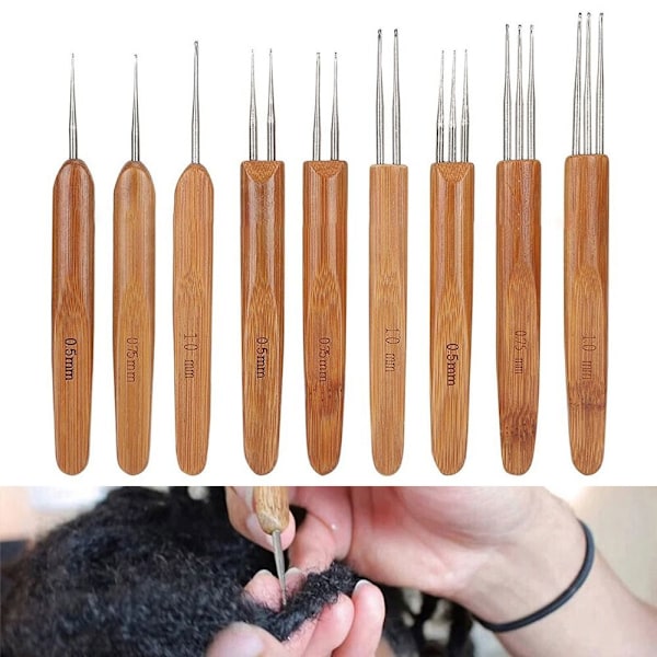 Kroknål Hårflätapricker 0,75MMSTYLE2 STYLE2 0.75mmStyle2